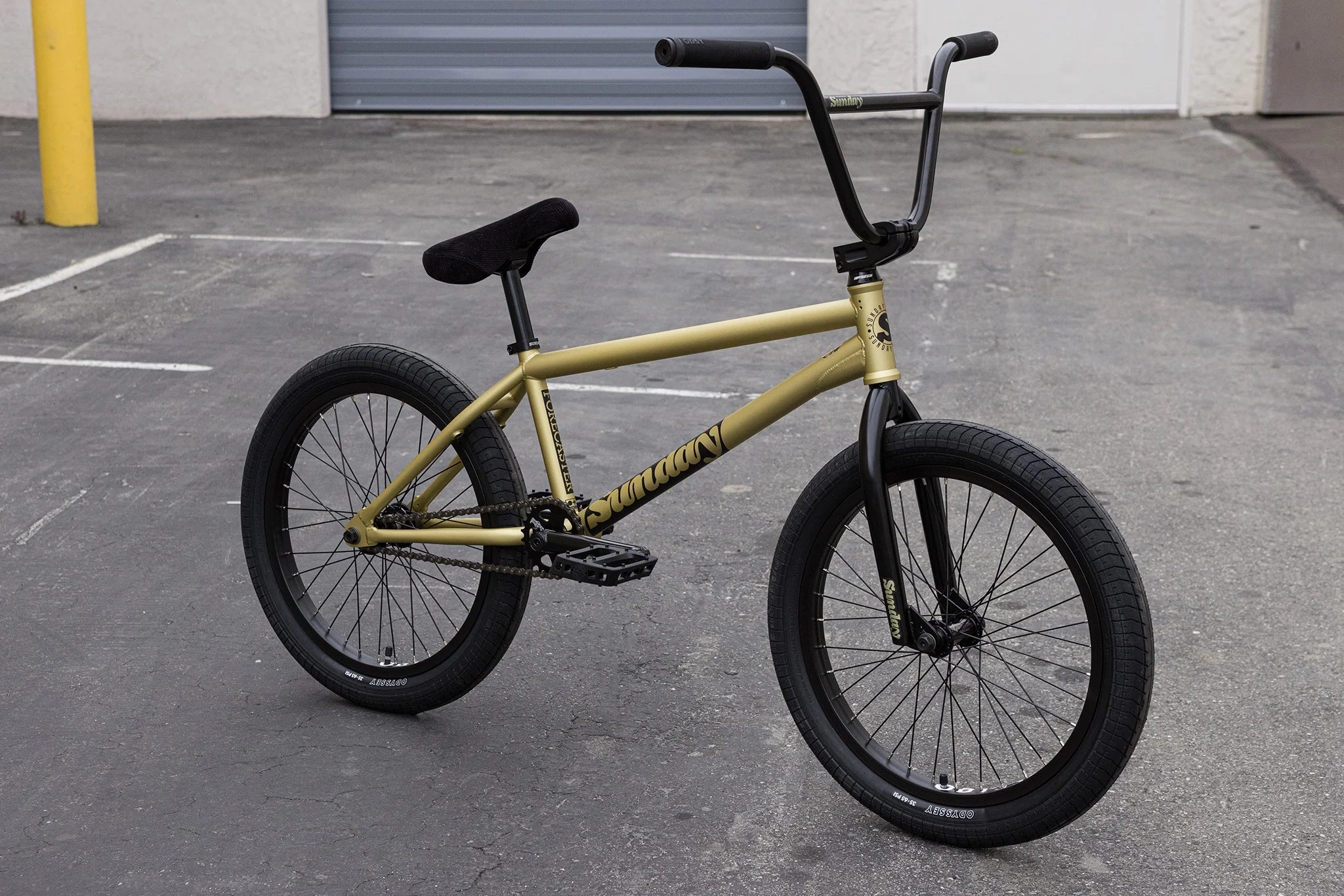 Sunday 2025 Forecaster (FC) Broc Raiford Signature 21 Complete BMX Bike - Matte Metallic Gold (LHD)