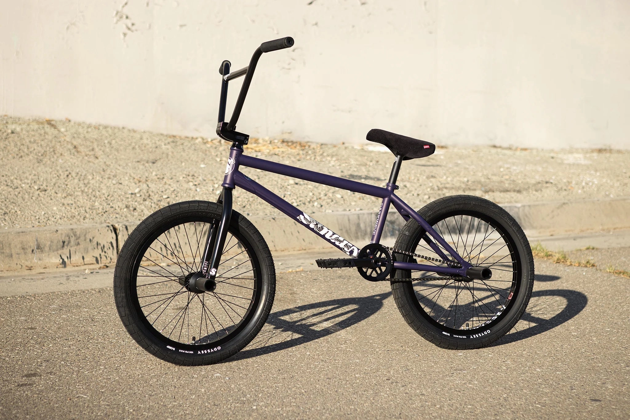 Sunday Darkwave Broc Raiford Authentic 21.25 LHD Complete BMX - Matte Midnight Purple