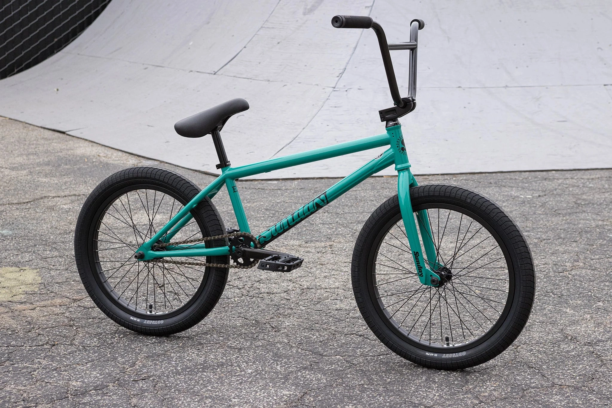Sunday Ex (Csst) Erik Elstran Signature 21 Complete BMX Bike - Gloss Billiard Green