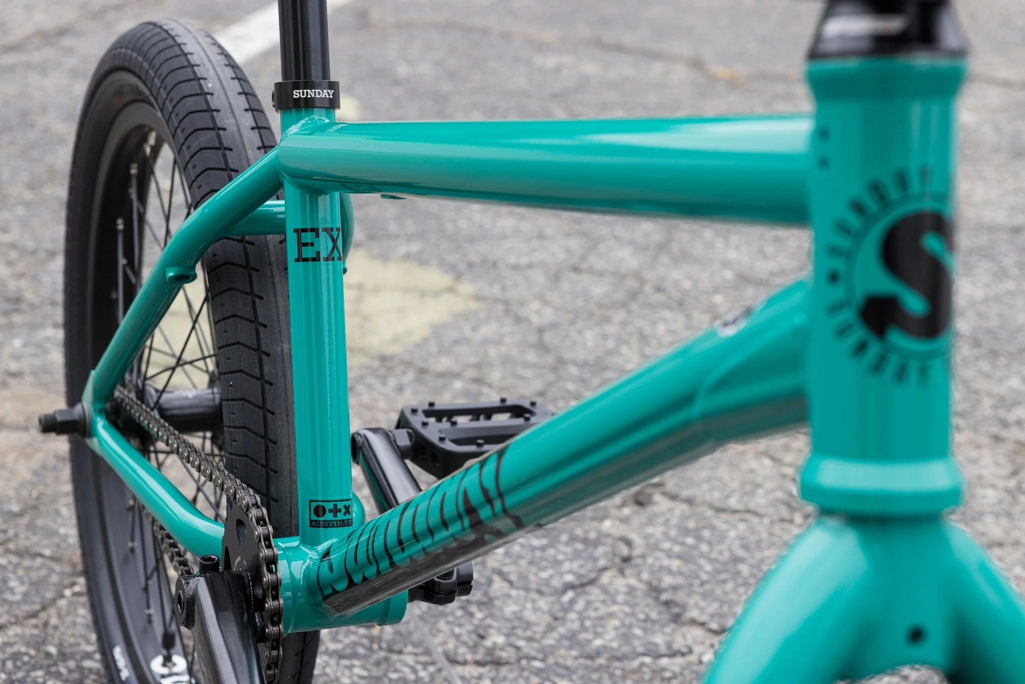 Sunday Ex (Csst) Erik Elstran Signature 21 Complete BMX Bike - Gloss Billiard Green