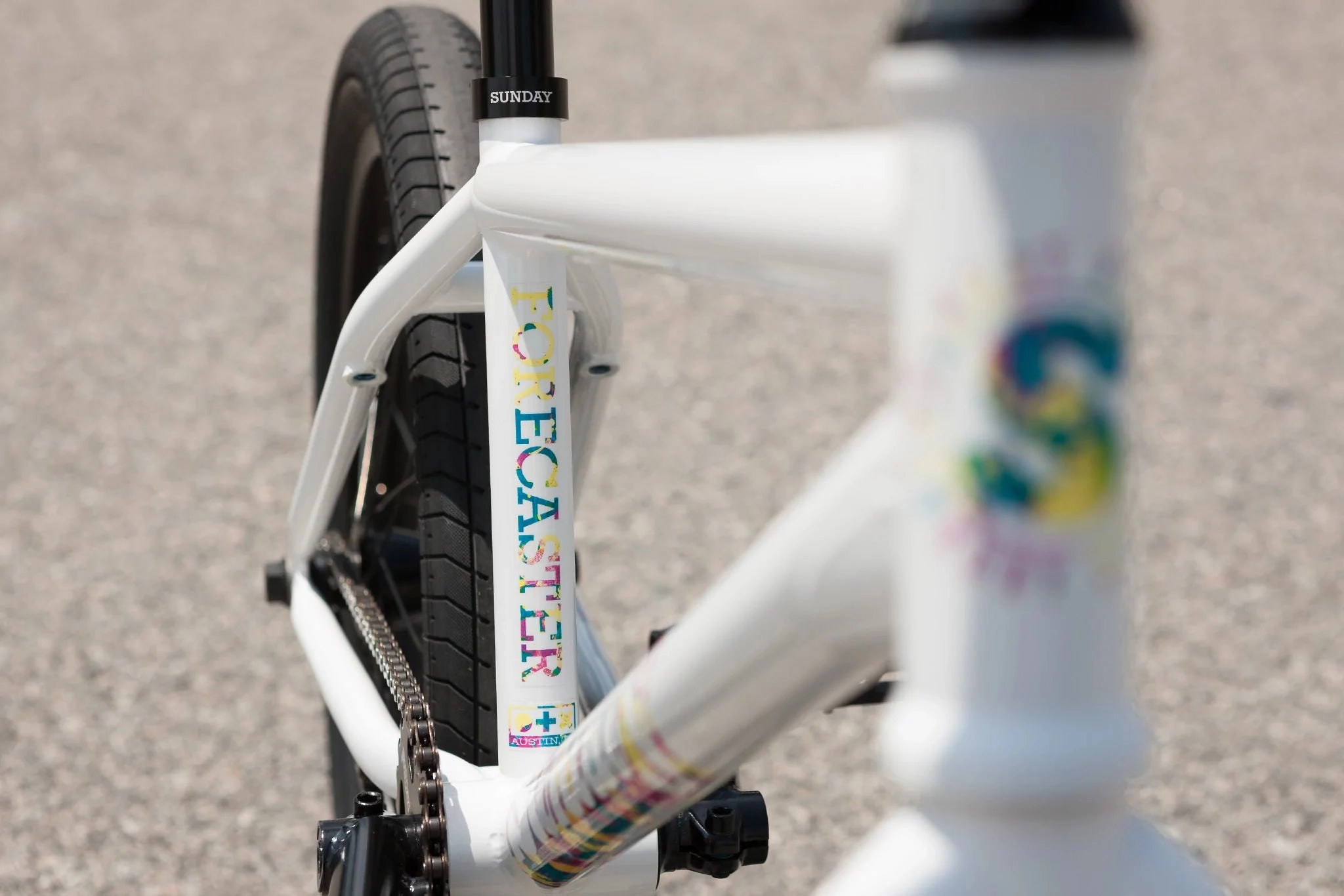 Sunday Forecaster Aaron Ross Signature 20.5 Complete BMX Bike - Gloss White