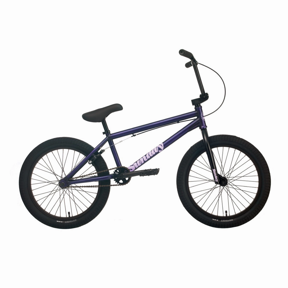 Sunday Scout 20.75 Complete BMX Bike - Matte Translucent Purple