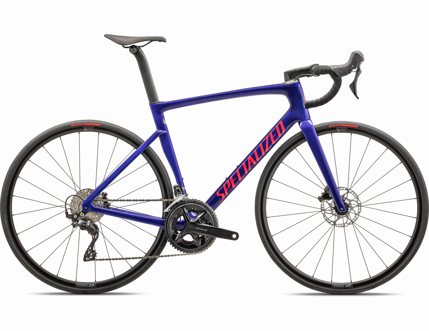 Tarmac SL7 Sport - Shimano 105 - GLOSS METALLIC SAPPHIRE / VIVID PINK