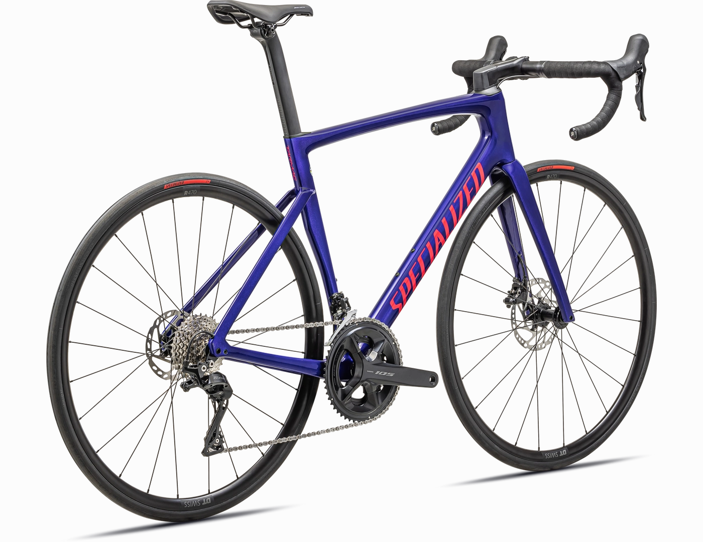 Tarmac SL7 Sport - Shimano 105 - GLOSS METALLIC SAPPHIRE / VIVID PINK
