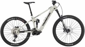 Transition Regulator CX Carbon Full Suspension Electric Mountain Bike 2025 - White