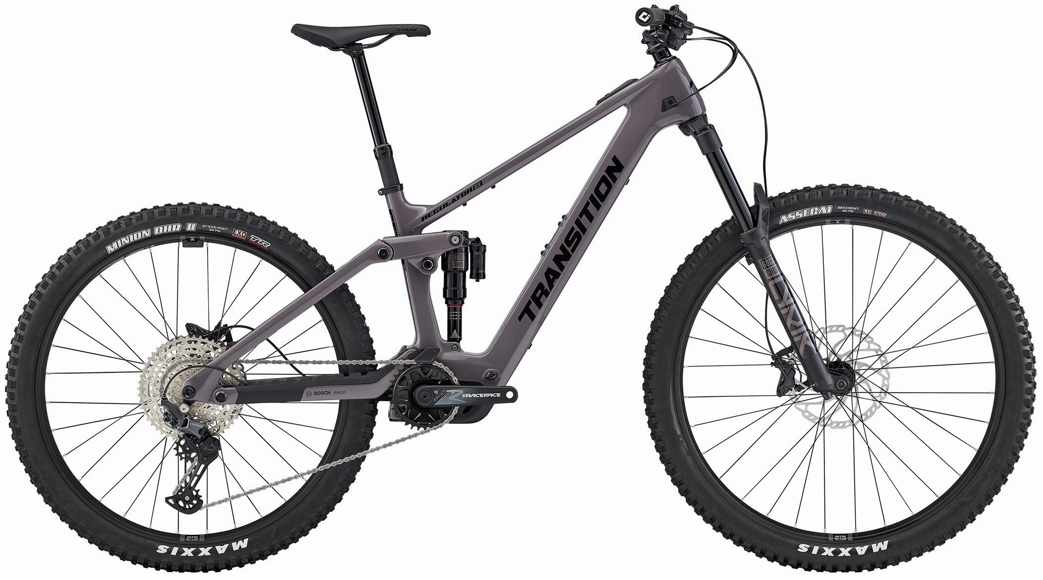Transition Regulator SX Carbon Full Suspension Electric Mountain Bike 2025 - Grey
