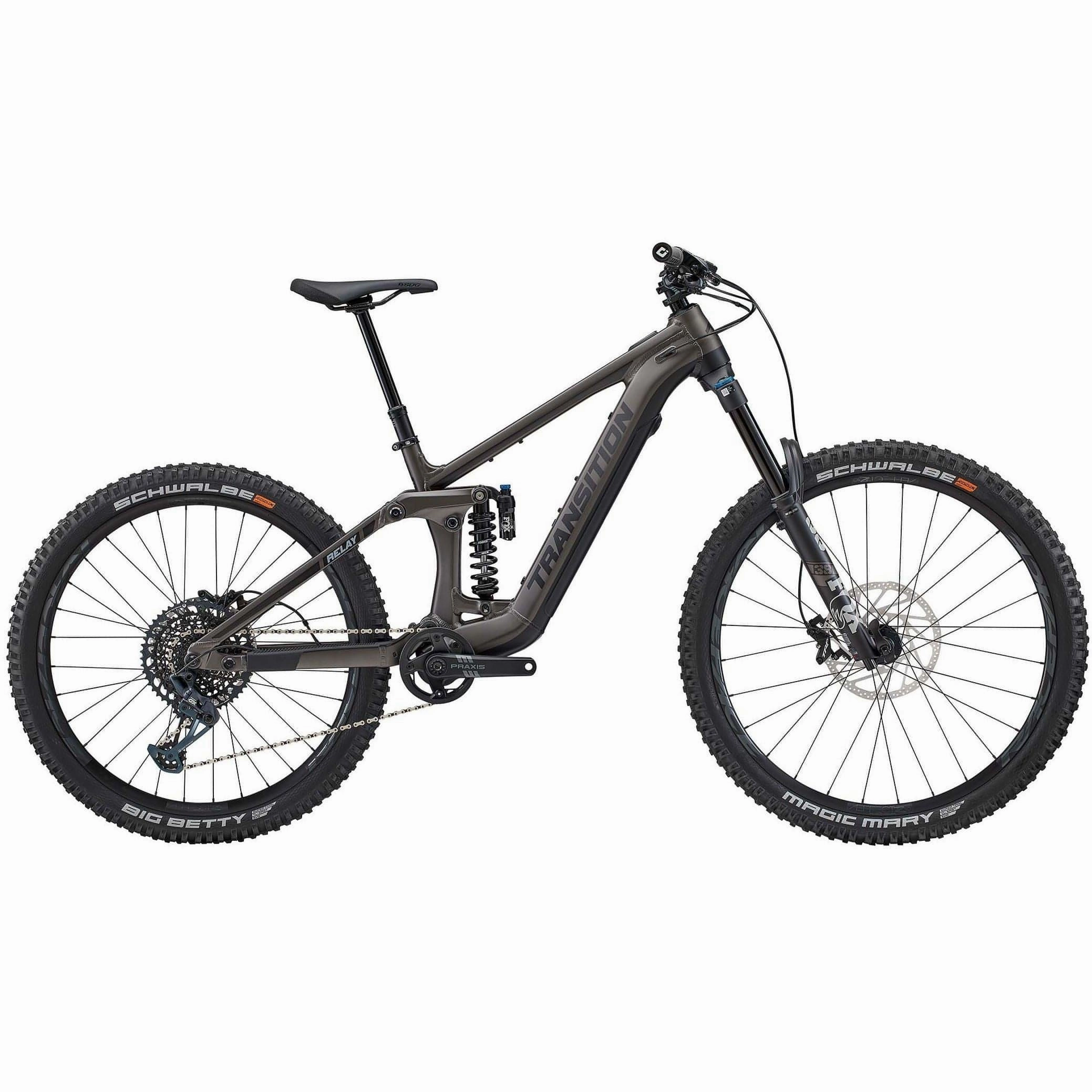 Transition Relay PNW GX Alloy Electric Mountain Bike 2024 - Oxide Grey