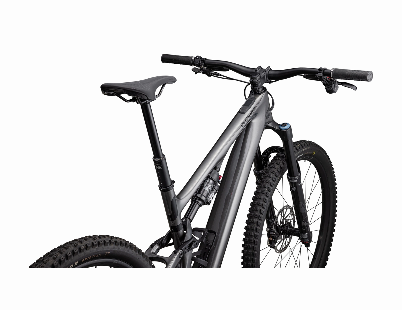Turbo Levo SL Expert Carbon Gloss Smoke / Gloss Black / Satin Flo Red / Silver Dust
