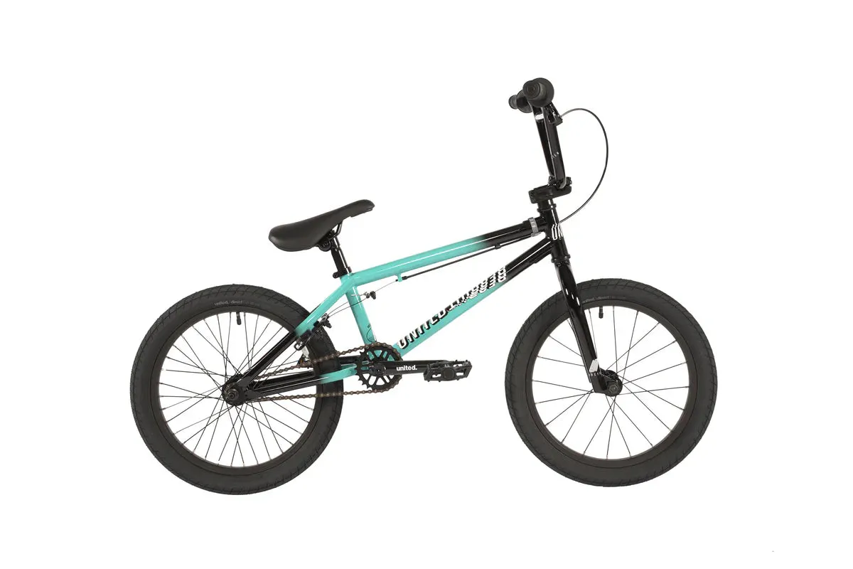 United Recruit 16 Complete BMX Bike - Aqua Fade