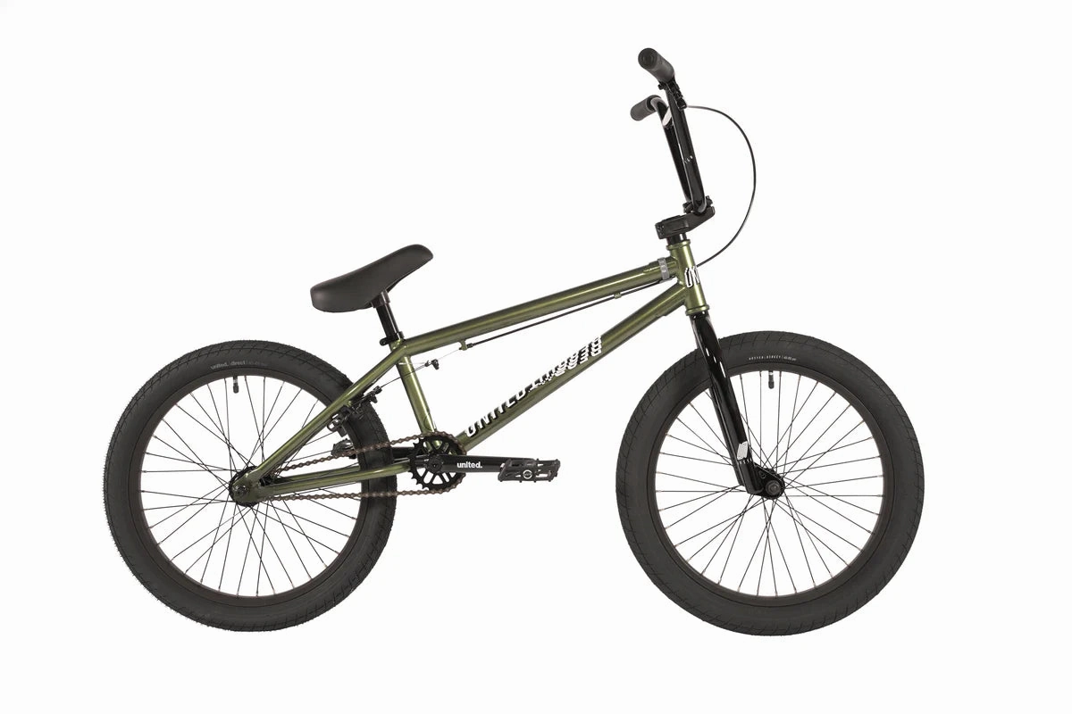 United Recruit 20.25 Complete BMX Bike - Topstone Green