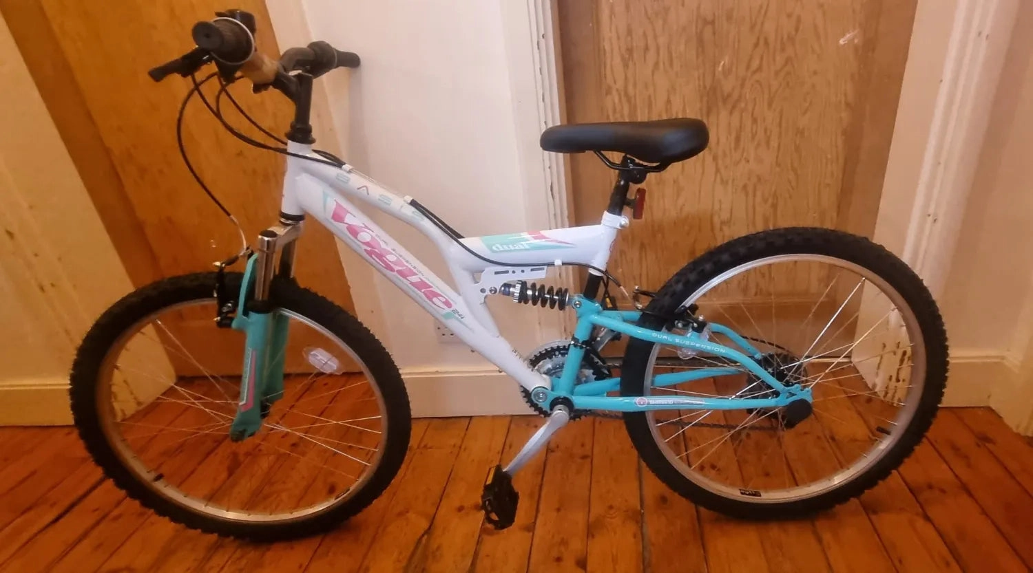 Vogue Junior Girls Full Suspension Mountain Bike, 24" Wheel 2024