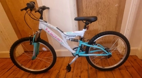 Vogue Junior Girls Full Suspension Mountain Bike, 24" Wheel 2024