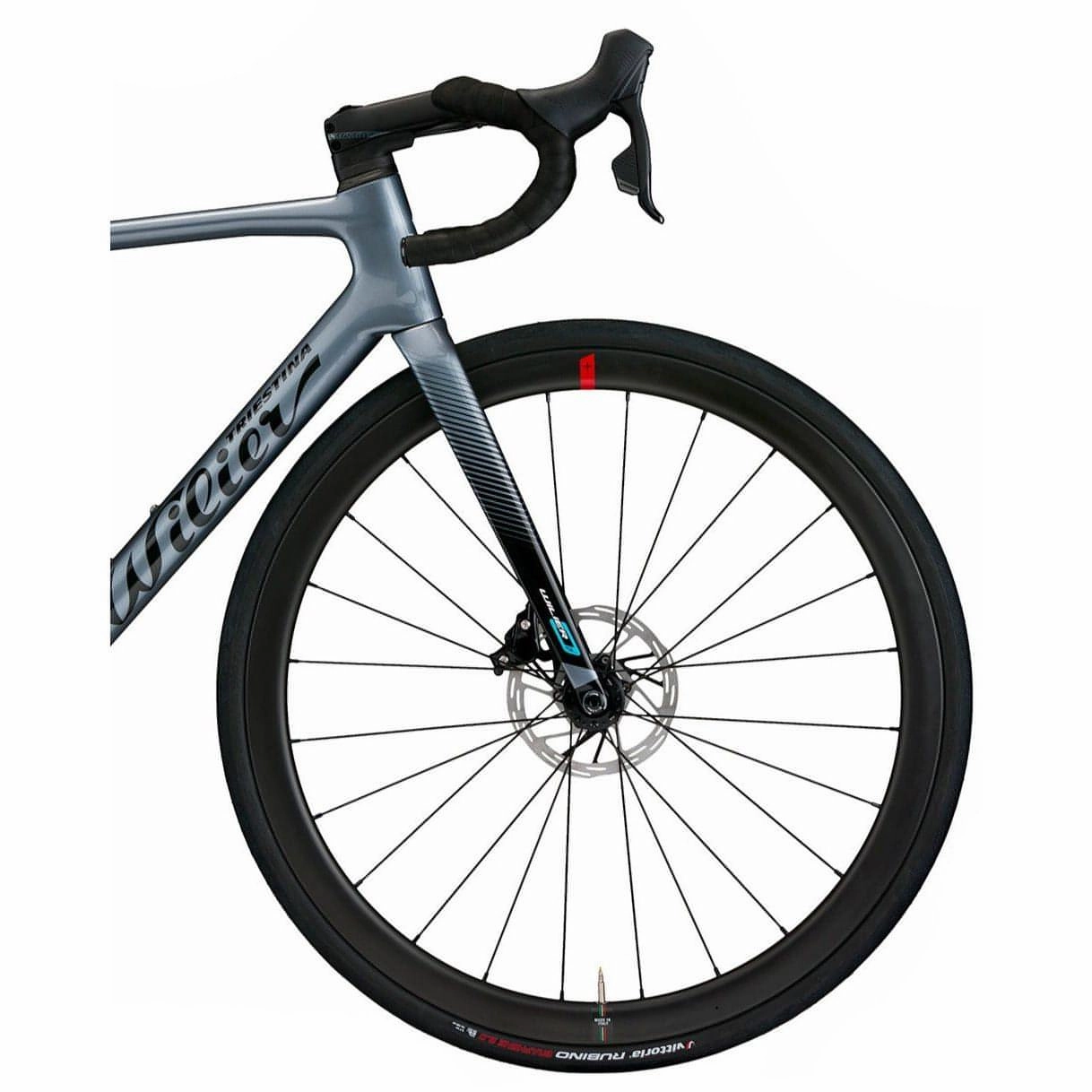 Wilier Triestina 0 SL Rival AXS Carbon Road Bike 2023 - Grey & Blue