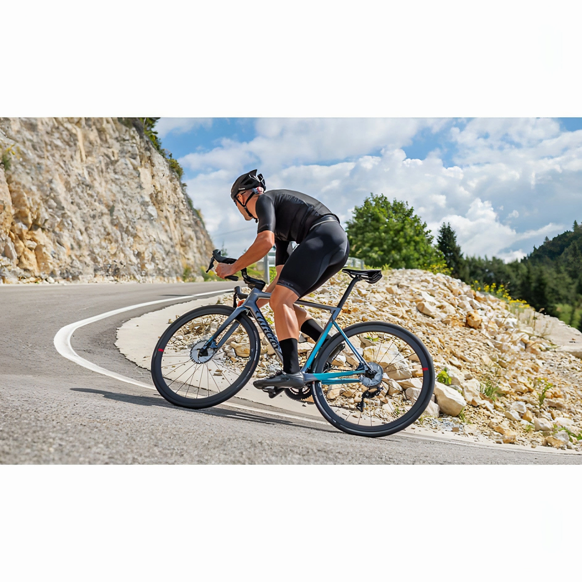 Wilier Triestina 0 SL Rival AXS Carbon Road Bike 2023 - Grey & Blue